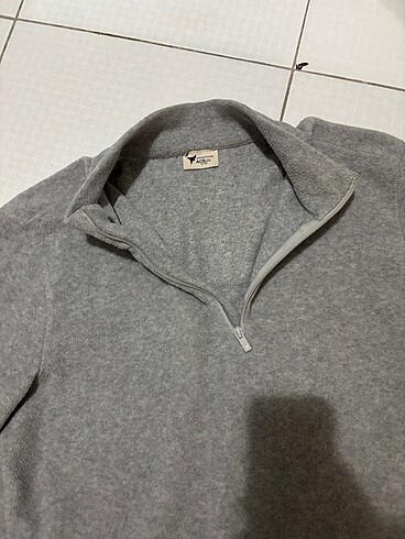 xxl Beden Sweatshirt Gri Polar