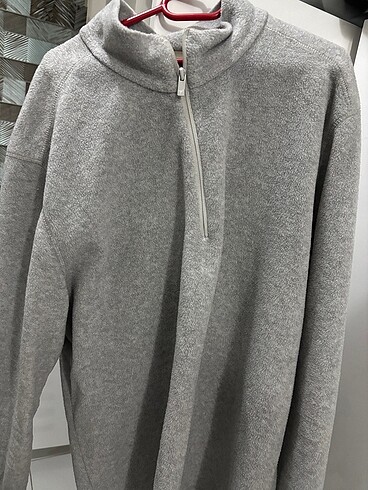 xxl Beden gri Renk Sweatshirt Gri Polar