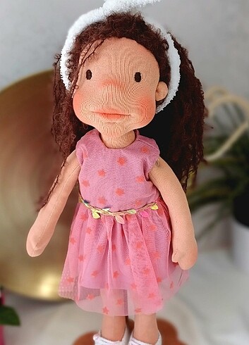 Beden 49 CM WALDORF BEBEK- ELYAPIMI ORGANİK YÜN BEBEK
