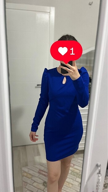 Sheinside Mavi elbise