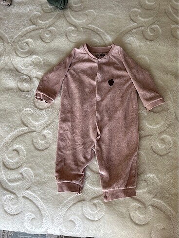Kız bebek kadife tulum hellobaby 3 ay