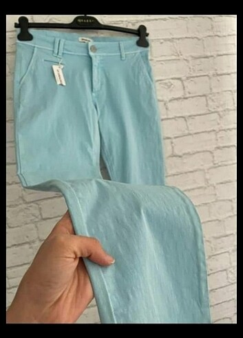 38 Beden mavi Renk Pantolon 