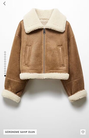 xs Beden camel Renk MANGO OVERSİZE CEKET