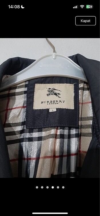 l Beden Burberry Trençkot