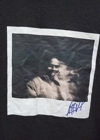 siyah asap rocky baskı tişört - Görsel 4