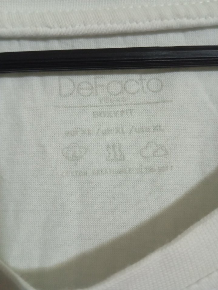 düz beyaz tişört - Görsel 4