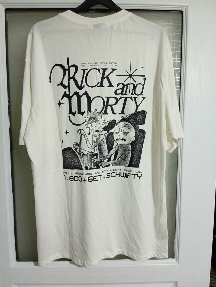 rick and morty tişört - Görsel 2