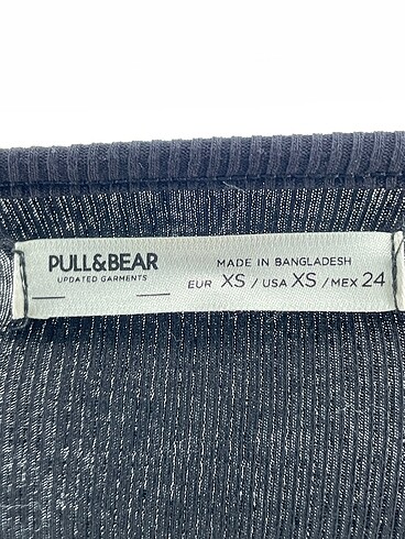 xs Beden siyah Renk Bershka Bluz %70 İndirimli.