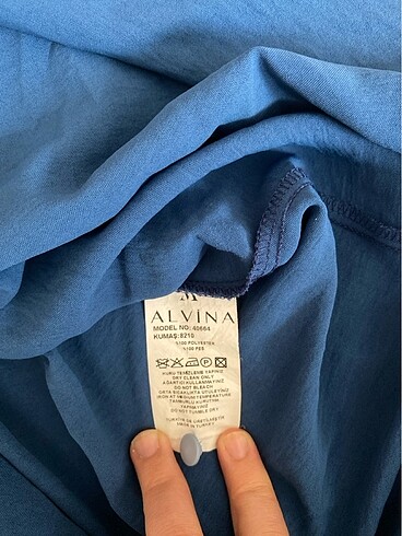 40 Beden mavi Renk Alvina 40 Beden Tunik
