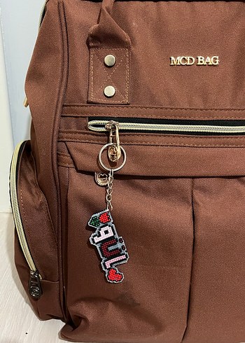 Renkli Gül Temalı Anahtarlık - Görsel 2