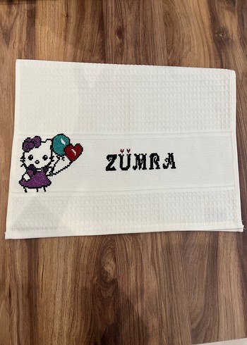 El işleme Beyaz Bohem beslenme örtüsü - Görsel 3