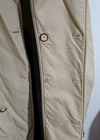 BEYMEN Bej Erkek Düğmeli Pardesü - Görsel 2