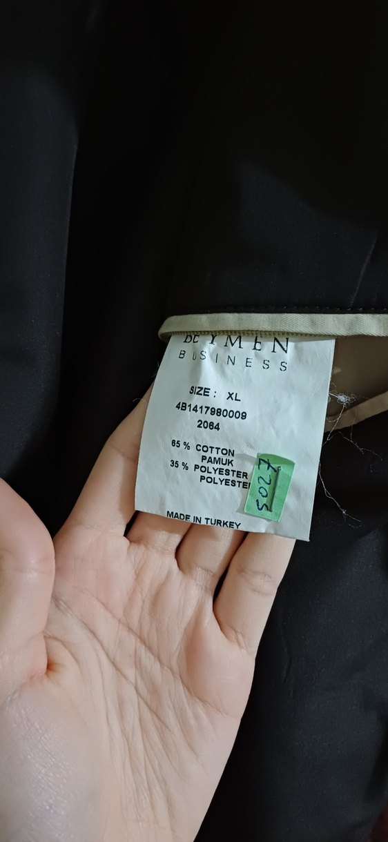 BEYMEN Bej Erkek Düğmeli Pardesü - Görsel 3