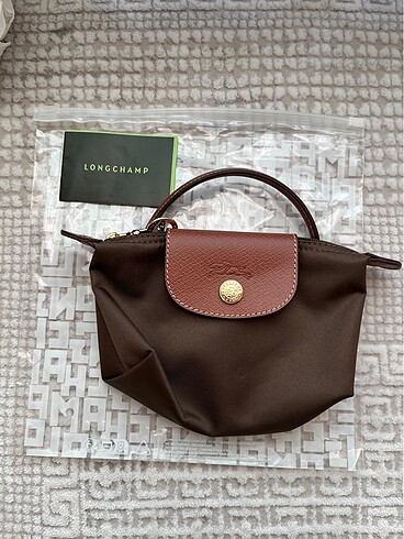 Longchamp pouch brown