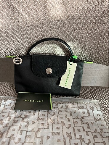 Longchamp Longchamp xs pouch black siyah