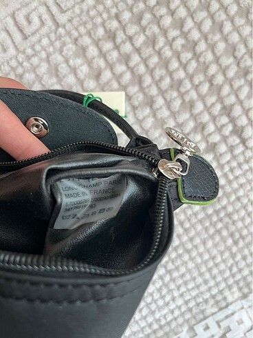  Beden Longchamp xs pouch black siyah