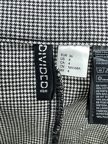36 Beden çeşitli Renk H&M Mini Etek %70 İndirimli.