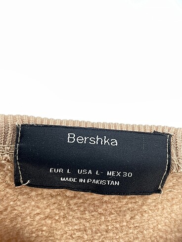 l Beden ten rengi Renk Bershka Sweatshirt %70 İndirimli.
