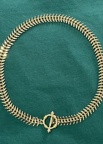 Kalın Zincir Kelepçe Kolye - Görsel 2