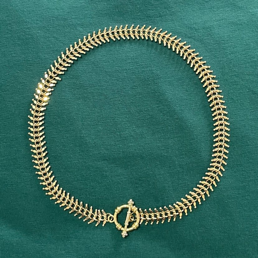 Kalın Zincir Kelepçe Kolye - Görsel 2