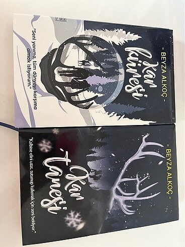 Beyza ALKOÇ kar küresi ve kar tanesi ciltli kitap