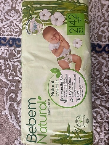 2 Beden: 3-6 kg Beden Renk Bebek bezi