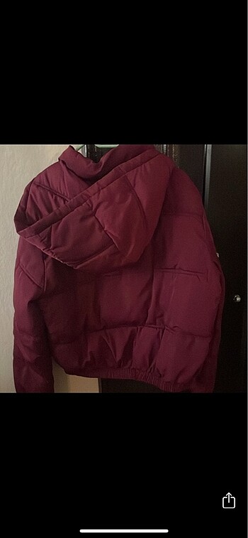 s Beden pembe Renk Pull&Bear fuşya şarap rengi gibi şişme mont