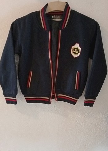 Erkek Çocuk Lacivert Fermuarlı Sweatshirt
