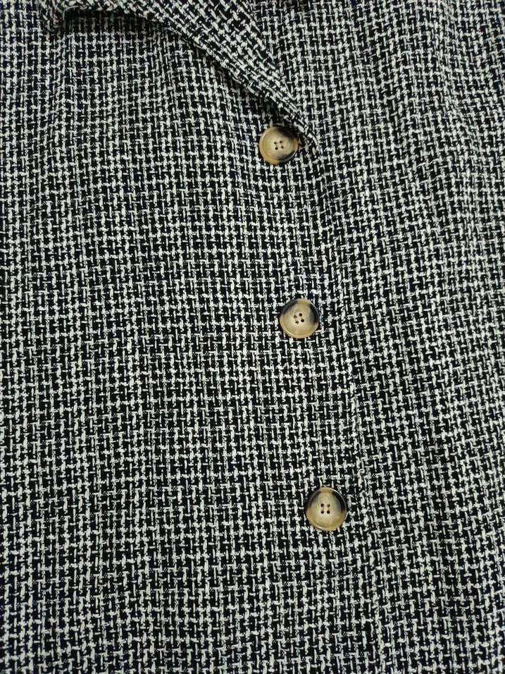 Düğmeli Gri Uzun Kadın Kap - Görsel 2