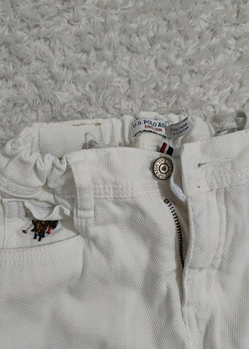 Erkek Çocuk Beyaz Pamuklu Bol Pantolon - Görsel 2