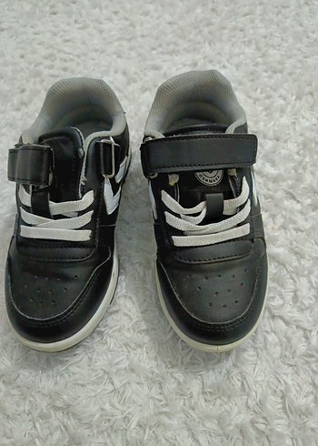 Erkek Çocuk Siyah Cırtlı Spor Ayakkabı Hummel markadır - Görsel 3