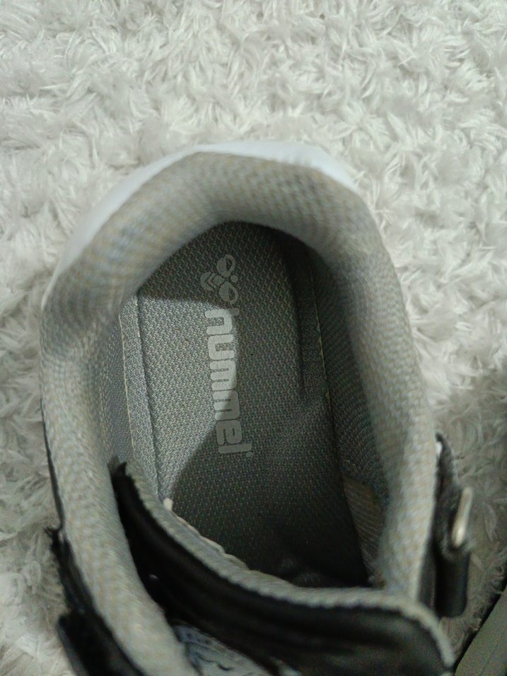 Erkek Çocuk Siyah Cırtlı Spor Ayakkabı Hummel markadır - Görsel 2