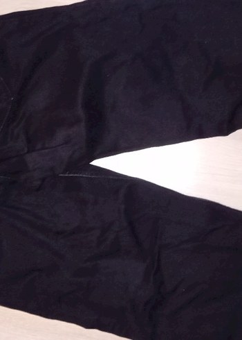 Zara Siyah baggy jean arkası kemerli - Görsel 3