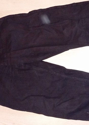 Zara Siyah baggy jean arkası kemerli - Görsel 2