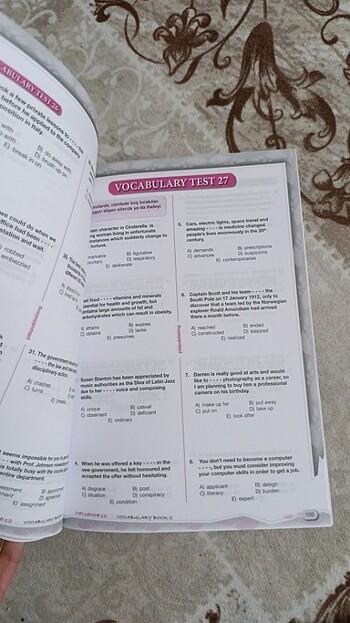  Beden Ydt kelime testi kitabi