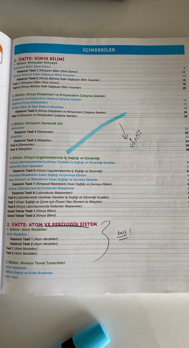 9. Sınıf Kimya Soru Bankası - Üçgen Akademi - Görsel 3