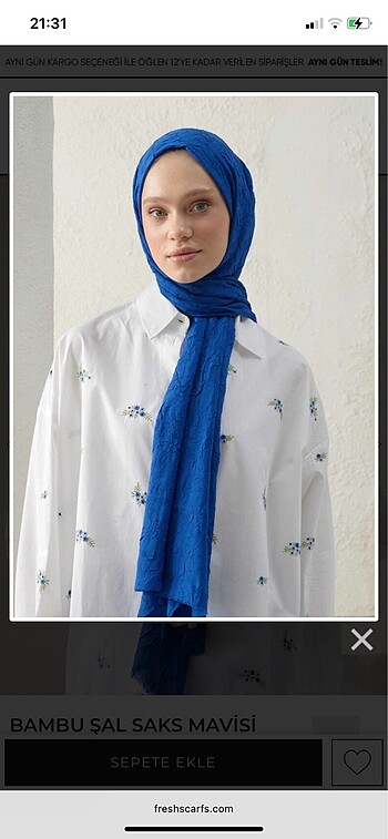 Freshscarf Bambu Şal