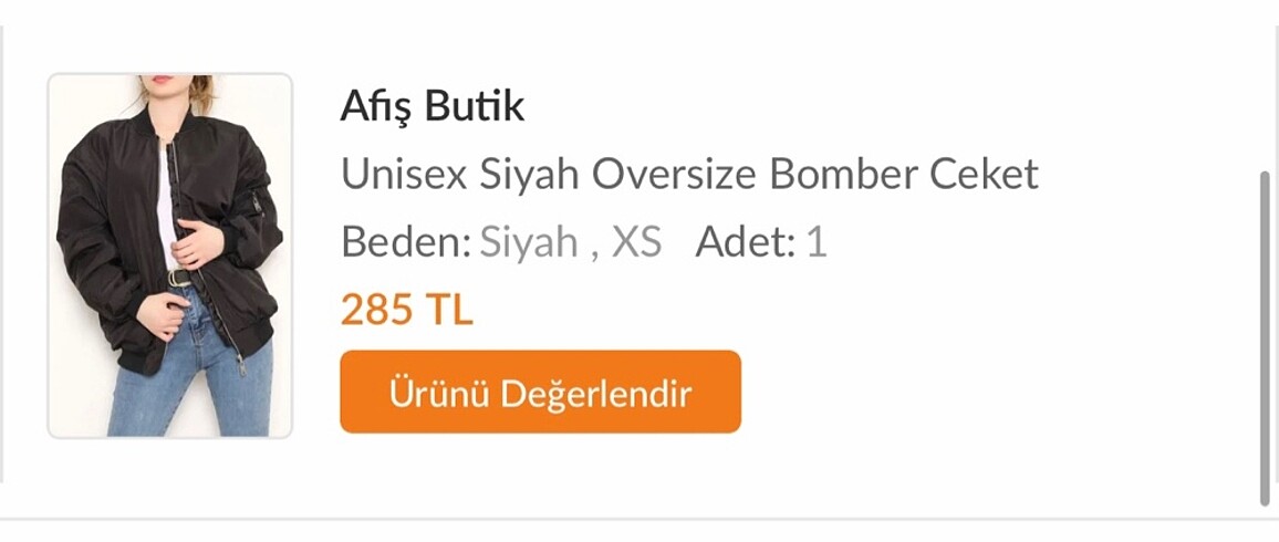 xs Beden Ceket