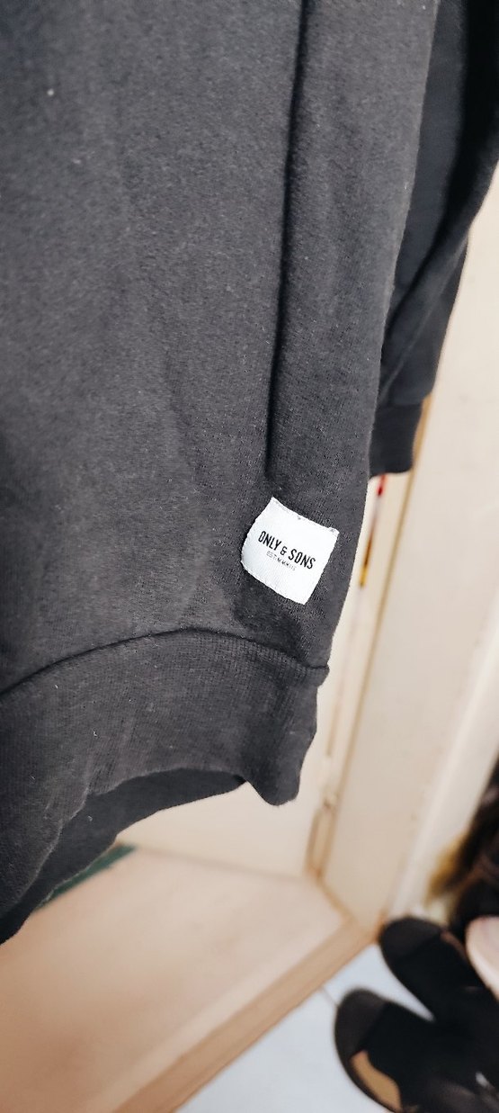 Gri Basic Kadın Sweatshirt Velcro Detaylı - Görsel 5