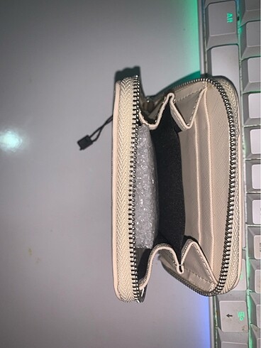 BEYAZ ADDAX CÜZDAN İNCE TEK FERMUARLI - Görsel 5