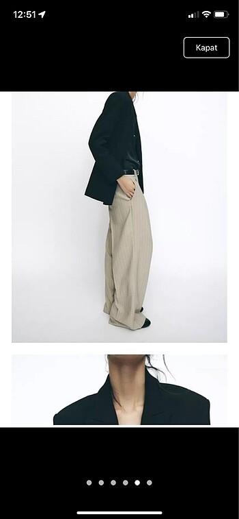 Zara Zara siyah blazer ceket