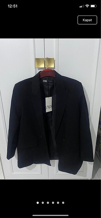 xs Beden Zara siyah blazer ceket