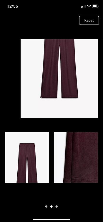 Zara Yanı fermuarlı zara eşofman