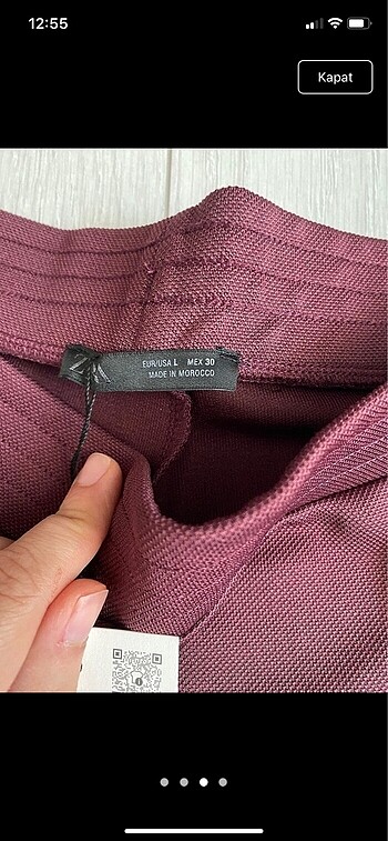 l Beden bordo Renk Yanı fermuarlı zara eşofman