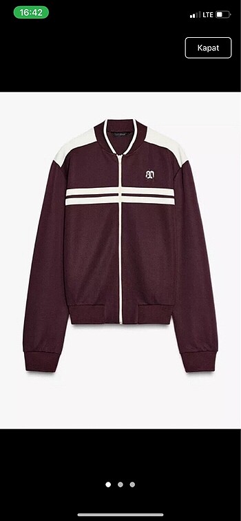 Zara işlemeli sweatshirt