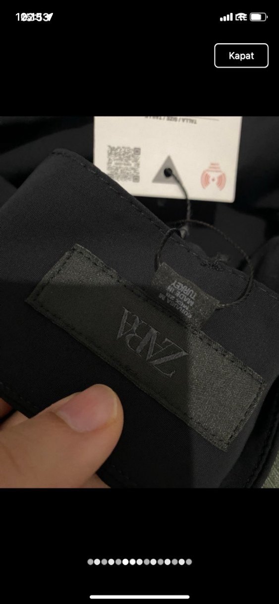 Zara marka sırtı açık elbise - Görsel 3