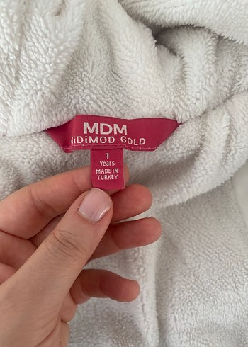 Renkli Desenli Kürklü Kız Çocuk Mont - Görsel 3