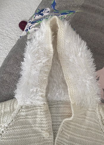 Peluş örgü çocuk hırkası - Görsel 3