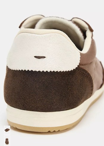 Zara kahverengi soft spor ayakkabı - Görsel 5