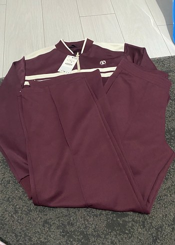 Bordo Fermuarlı Spor Ceket Zara - Görsel 5